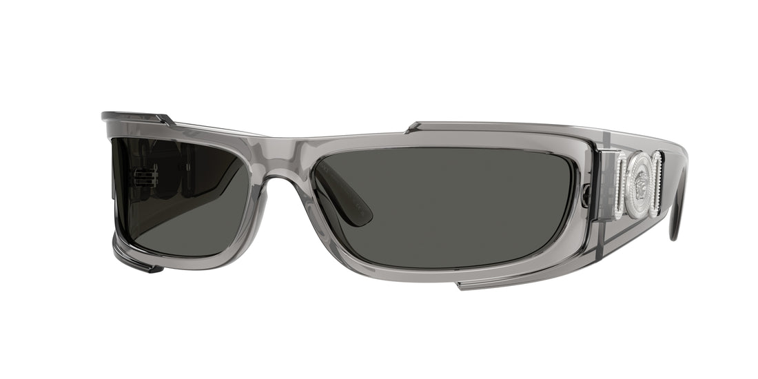 Sunglasses versace ve4446 593/87 gris rectangular masculino size 67mm - Main view