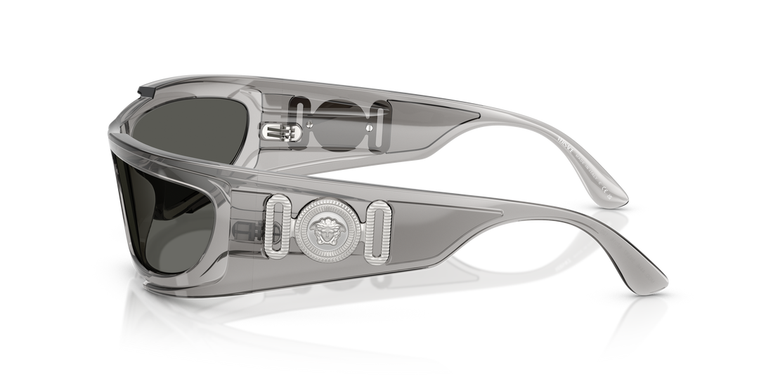 Sunglasses versace ve4446 593/87 gris rectangular masculino size 67mm - Detailed view