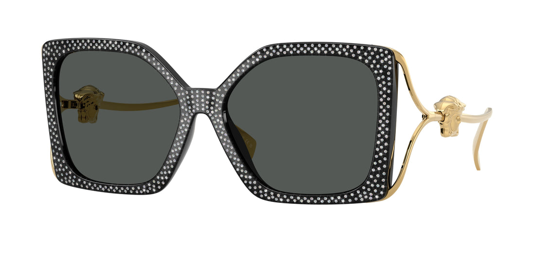 Sunglasses versace ve4502u 550787 negro square femenino size 58mm - Main view