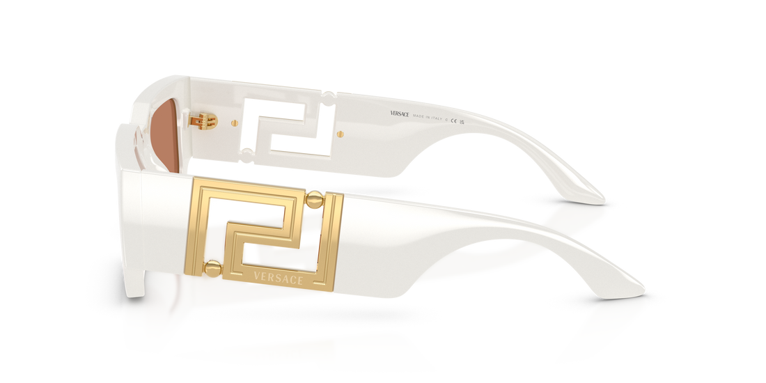 Occhiali da sole versace ve4506u 554473 blanco rectangular masculino taglia 54mm - Vista dettagliata