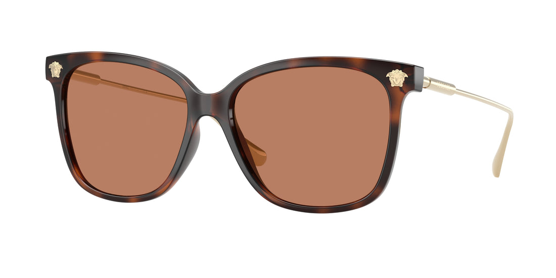 Sunglasses versace ve4507u 108/73 havana square femenino size 57mm - Main view