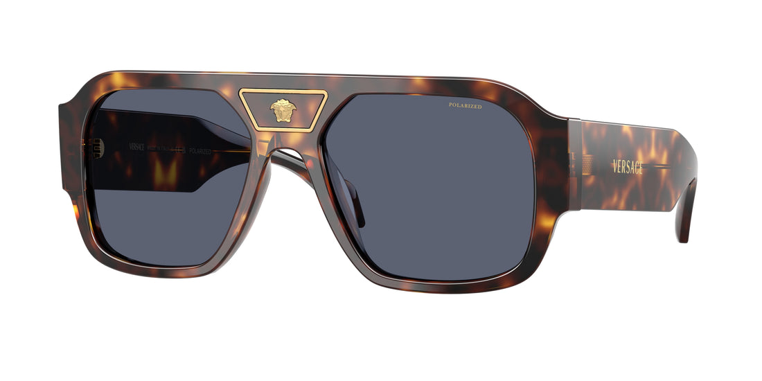 Sonnenbrillen versace ve4508u 55372v havana square masculino größe 56mm - Hauptansicht
