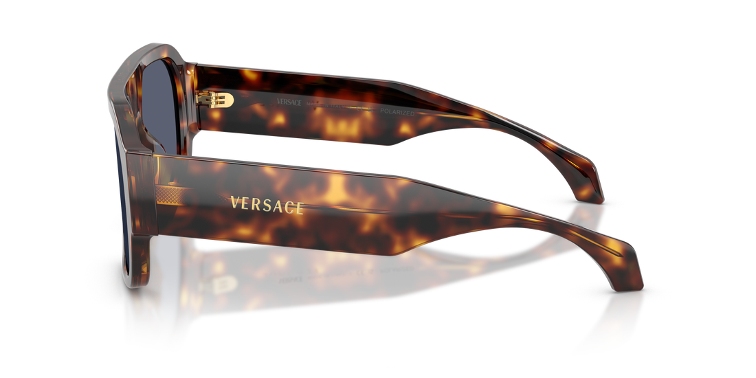 Occhiali da sole versace ve4508u 55372v havana square masculino taglia 56mm - Vista dettagliata
