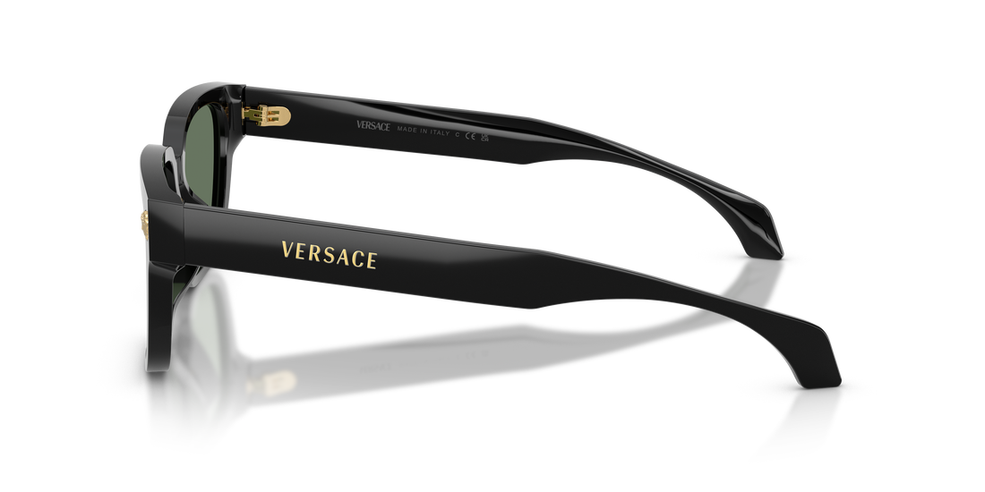 Gafas de sol versace ve4513d gb1/82 negro rectangular masculino talla 56mm - Vista de detalle