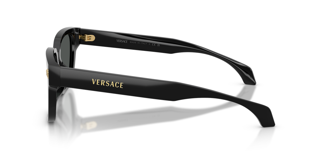 Gafas de sol versace ve4513d gb1/87 negro rectangular masculino talla 56mm - Vista de detalle
