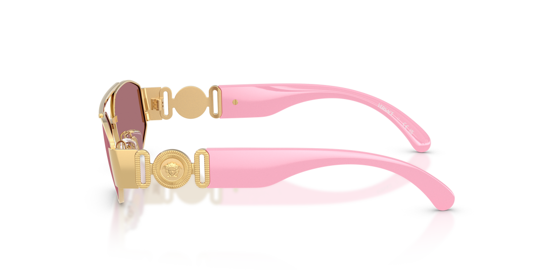 Occhiali da sole versace vk2003 10029l dorado rectangular infantil taglia 50mm - Vista dettagliata