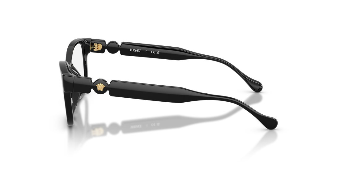 Occhiali da vista versace vk3016u gb1 negro cat eye infantil taglia 47mm - Vista dettagliata