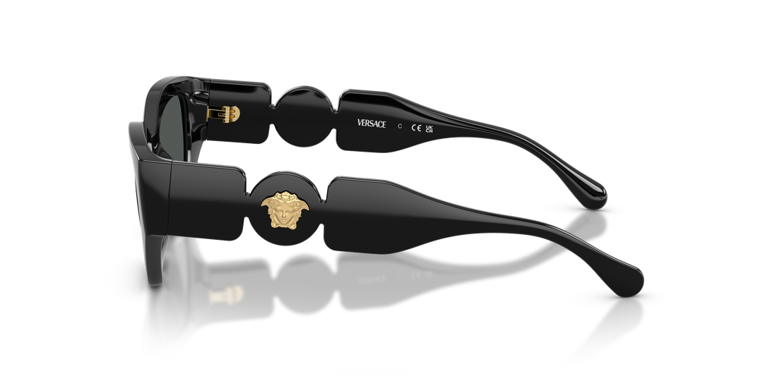 Sonnenbrillen versace vk4007u gb1/87 negro irregular infantil größe 48mm - Detailansicht