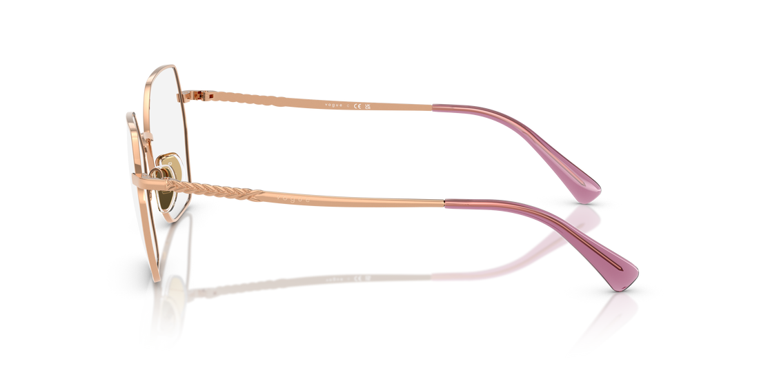 Occhiali da vista vogue eyewear vo4196 5152 oro irregular femenino taglia 53mm - Vista dettagliata