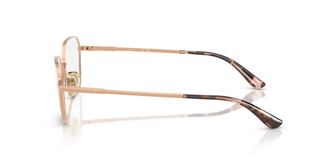 Prescription glasses vogue eyewear vo4334 5152 oro irregular femenino size 54mm - Detailed view