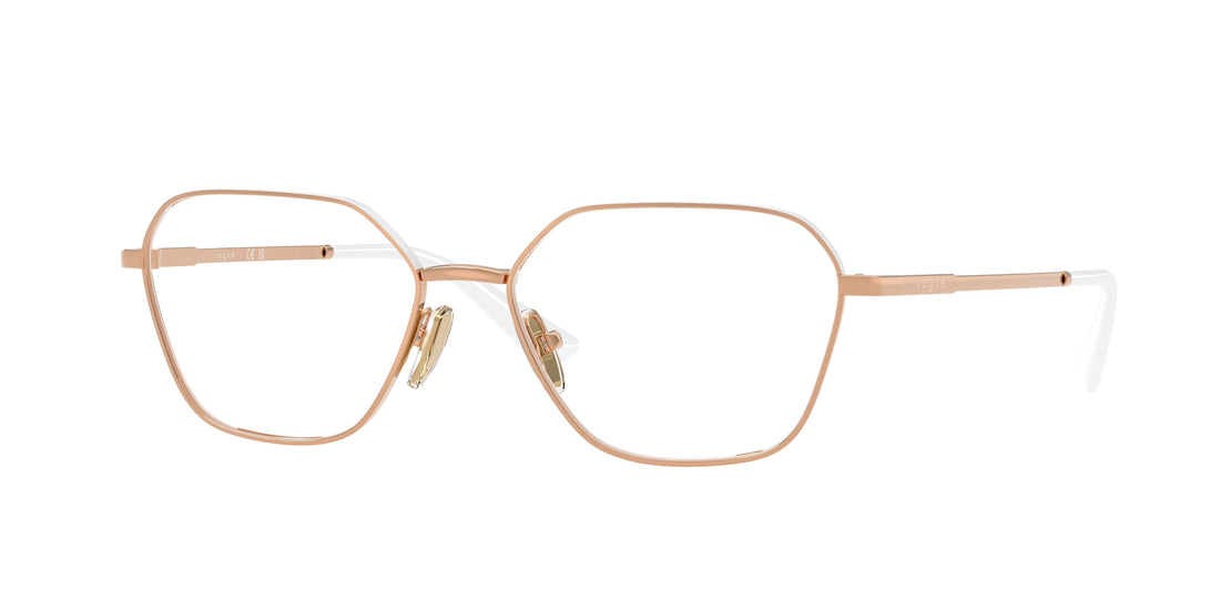 Prescription glasses vogue eyewear vo4334 5209 oro irregular femenino size 52mm - Main view
