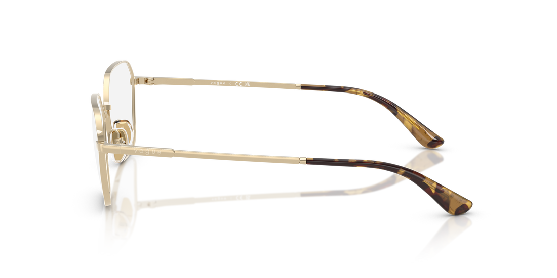 Occhiali da vista vogue eyewear vo4334 848 oro irregular femenino taglia 54mm - Vista dettagliata