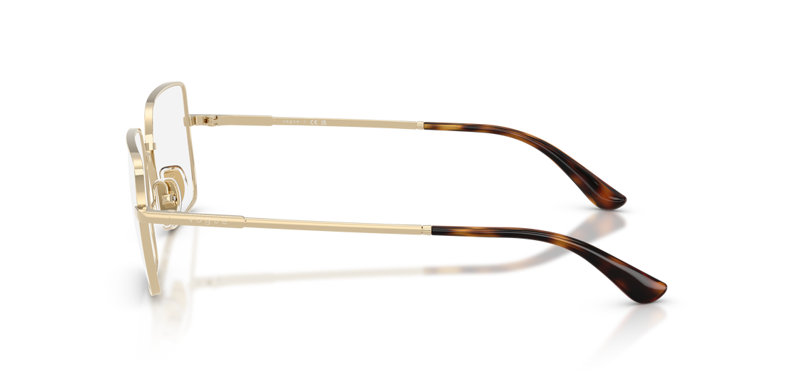 Occhiali da vista vogue eyewear vo4340 848 dorado rectangular femenino taglia 51mm - Vista dettagliata