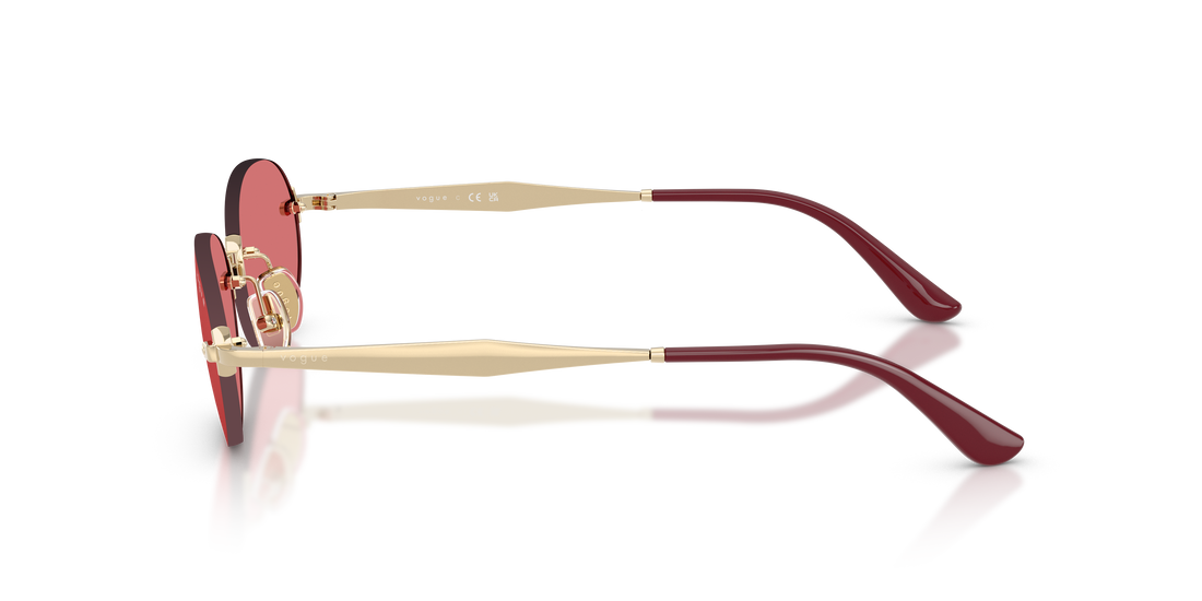 Gafas de sol vogue eyewear vo4342s 848/75 dorado oval femenino talla 55mm - Vista de detalle