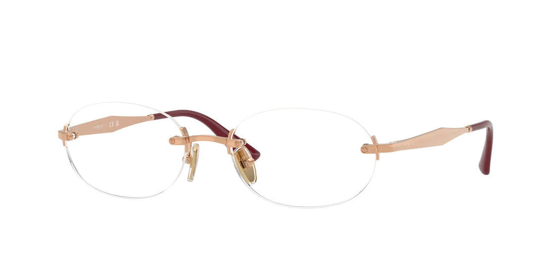 Gafas graduadas vogue eyewear vo4343 5152 dorado oval femenino talla 53mm - Vista principal
