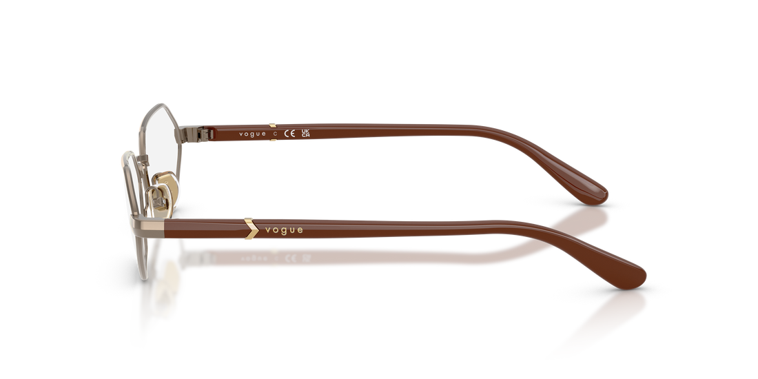 Gafas graduadas vogue eyewear vo4350 5138 marron butterfly femenino talla 52mm - Vista de detalle