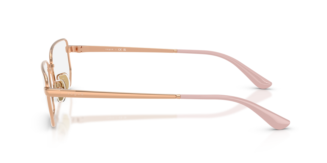 Gafas graduadas vogue eyewear vo4354 5152 dorado irregular femenino talla 54mm - Vista de detalle