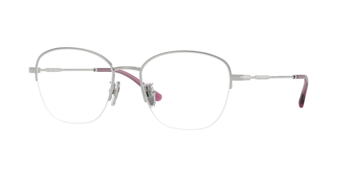 Occhiali da vista vogue eyewear vo4357d 323 plateado irregular femenino taglia 53mm - Vista principale