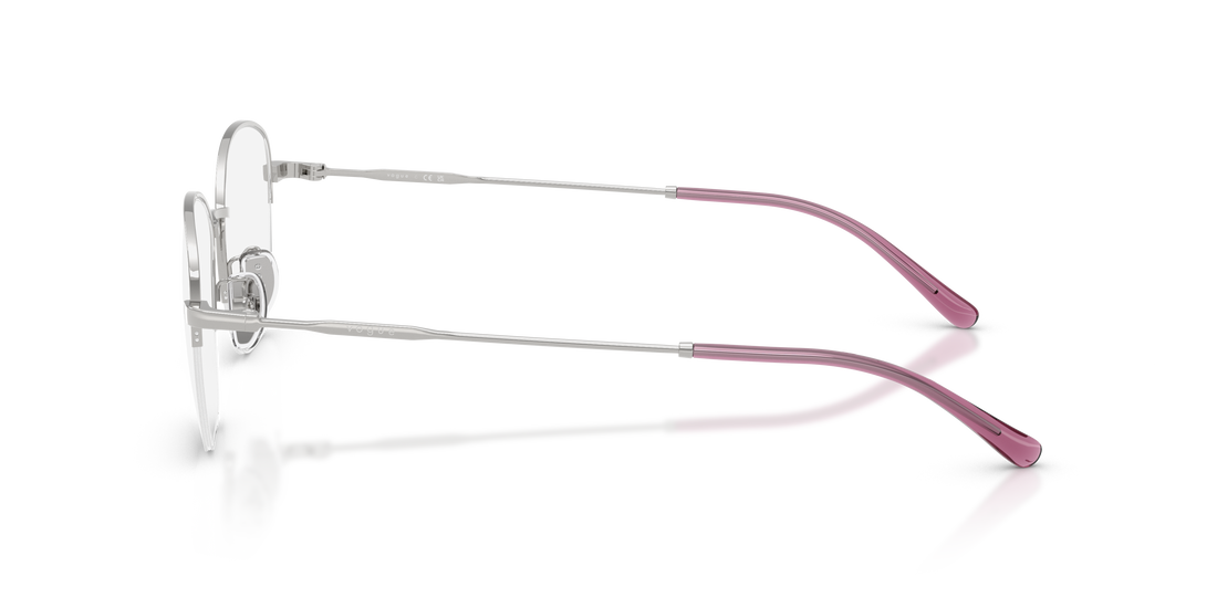 Occhiali da vista vogue eyewear vo4357d 323 plateado irregular femenino taglia 53mm - Vista dettagliata