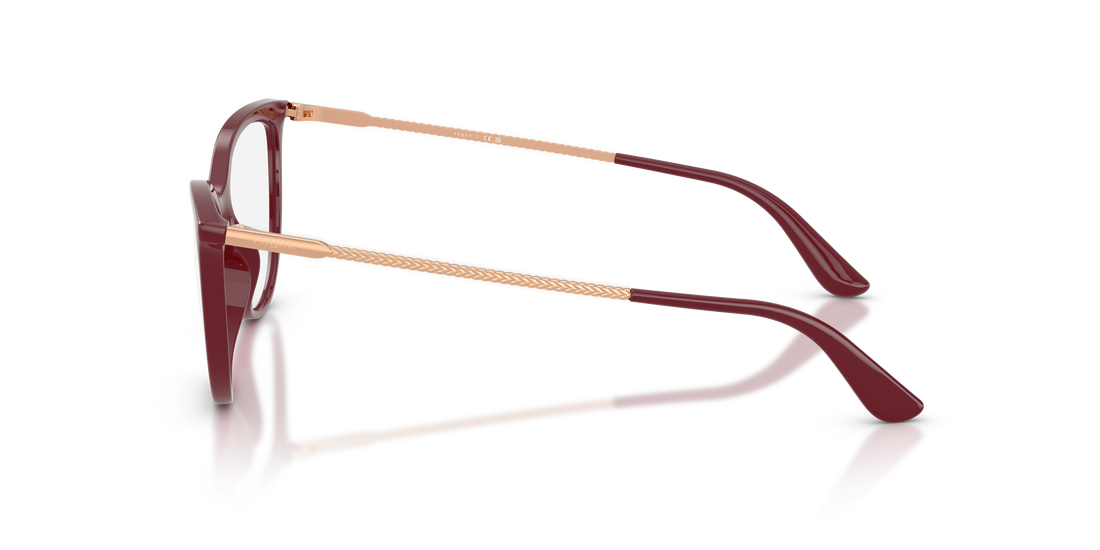 Occhiali da vista vogue eyewear vo5239 2875 rojo cat eye femenino taglia 54mm - Vista dettagliata