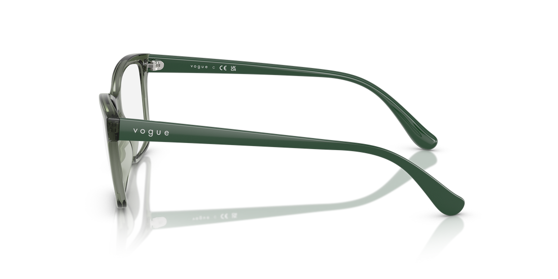 Occhiali da vista vogue eyewear vo5420 3086 verde pillow femenino taglia 51mm - Vista dettagliata