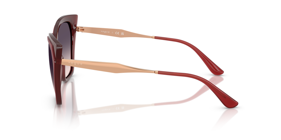 Gafas de sol vogue eyewear vo5521s 322136 rojo cat eye femenino talla 57mm - Vista de detalle