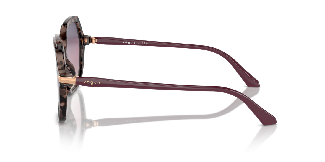 Occhiali da sole vogue eyewear vo5561s 3150u6 havana square femenino taglia 56mm - Vista dettagliata