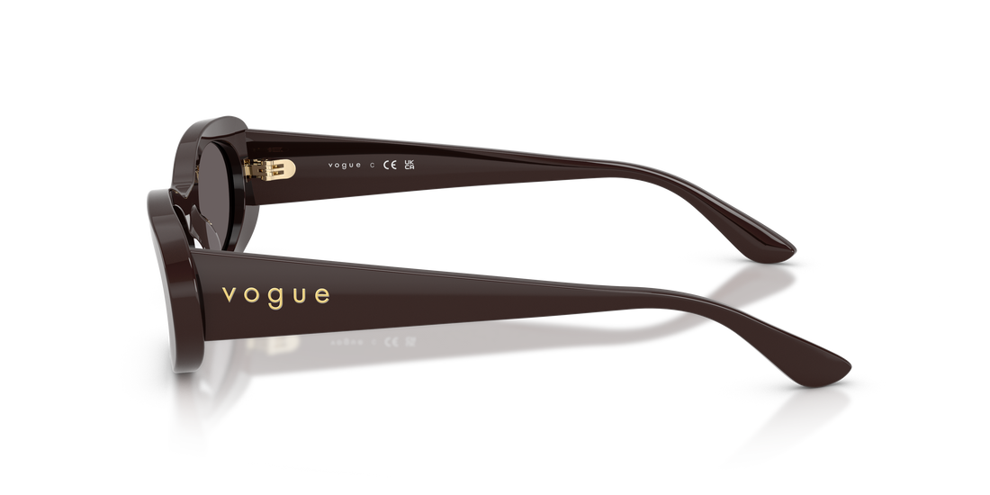 Gafas de sol vogue eyewear vo5582s 225287 marron oval femenino talla 53mm - Vista de detalle