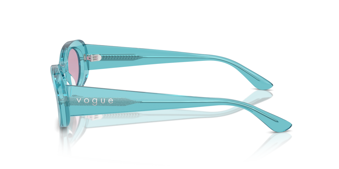 Occhiali da sole vogue eyewear vo5582s 316676 azul oval femenino taglia 53mm - Vista dettagliata