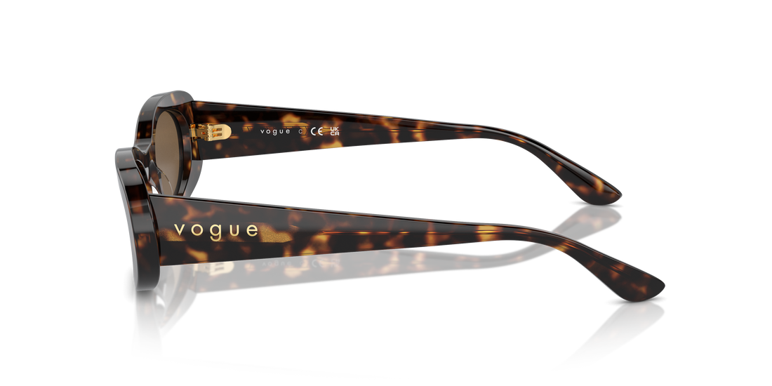Sonnenbrillen vogue eyewear vo5582s w65673 marron oval femenino größe 53mm - Detailansicht
