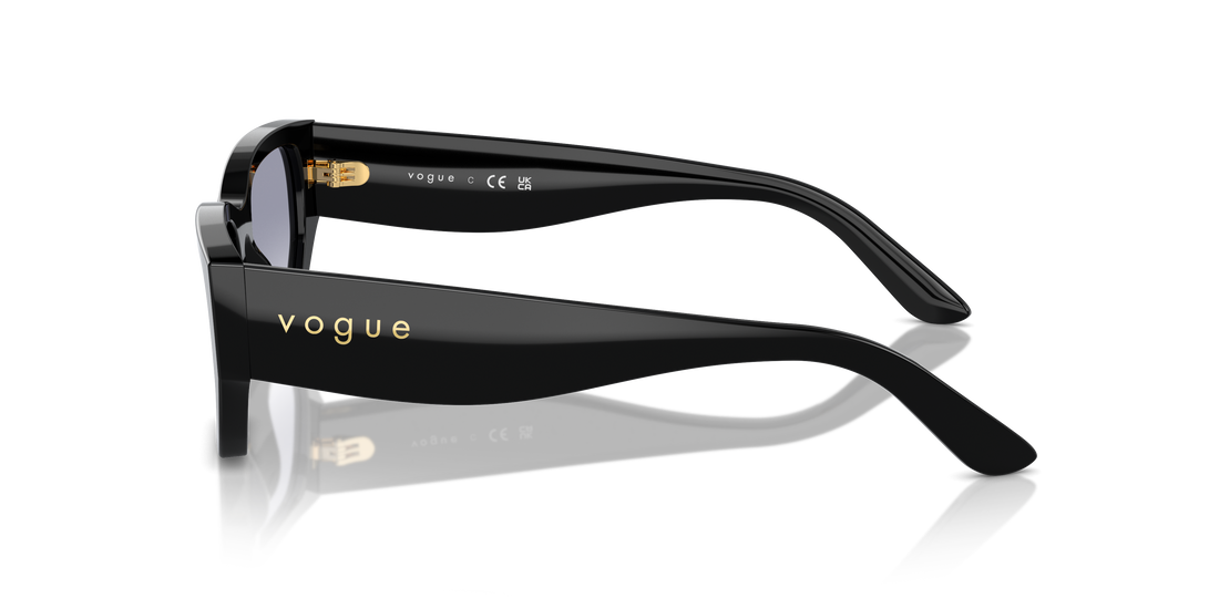 Occhiali da sole vogue eyewear vo5586s w44/79 negro rectangular femenino taglia 53mm - Vista dettagliata