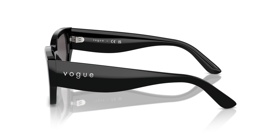 Occhiali da sole vogue eyewear vo5586s w44/87 negro rectangular femenino taglia 53mm - Vista dettagliata