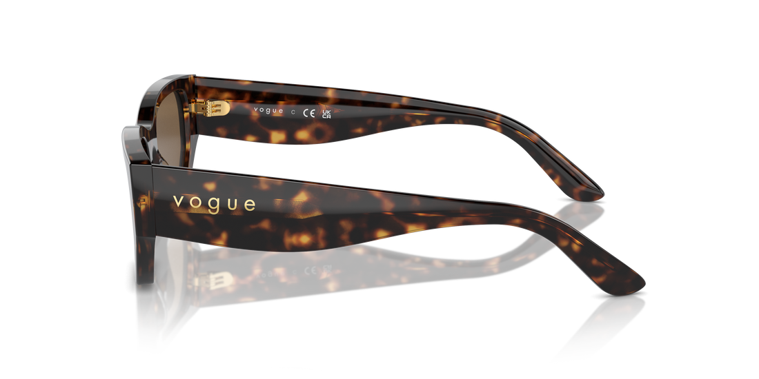 Gafas de sol vogue eyewear vo5586s w65673 marron rectangular femenino talla 53mm - Vista de detalle
