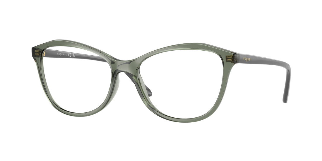 Occhiali da vista vogue eyewear vo5602 3086 verde irregular femenina taglia 54mm - Vista principale