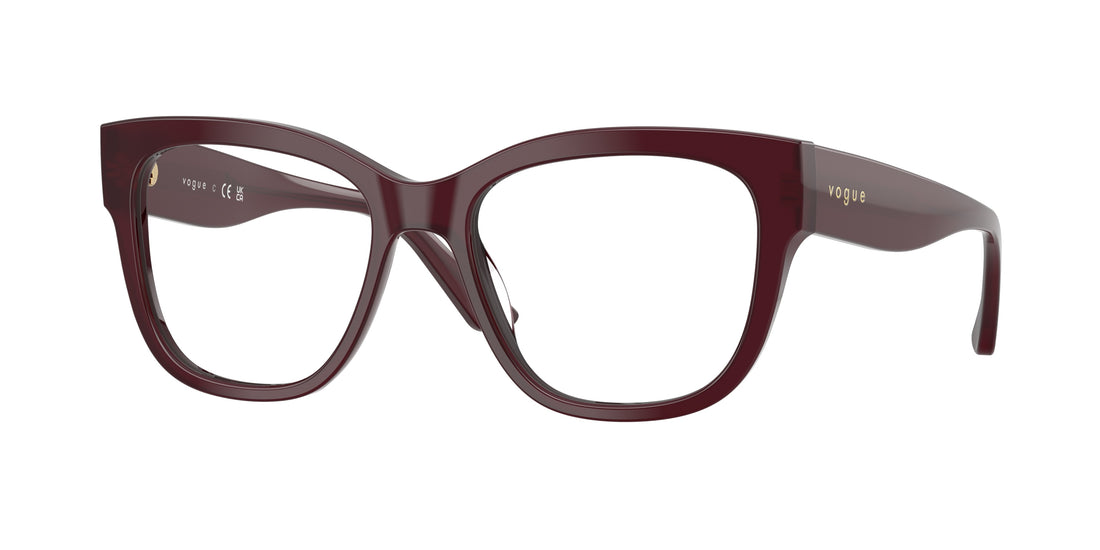 Occhiali da vista vogue eyewear vo5605 2426 rojo square femenino taglia 53mm - Vista principale