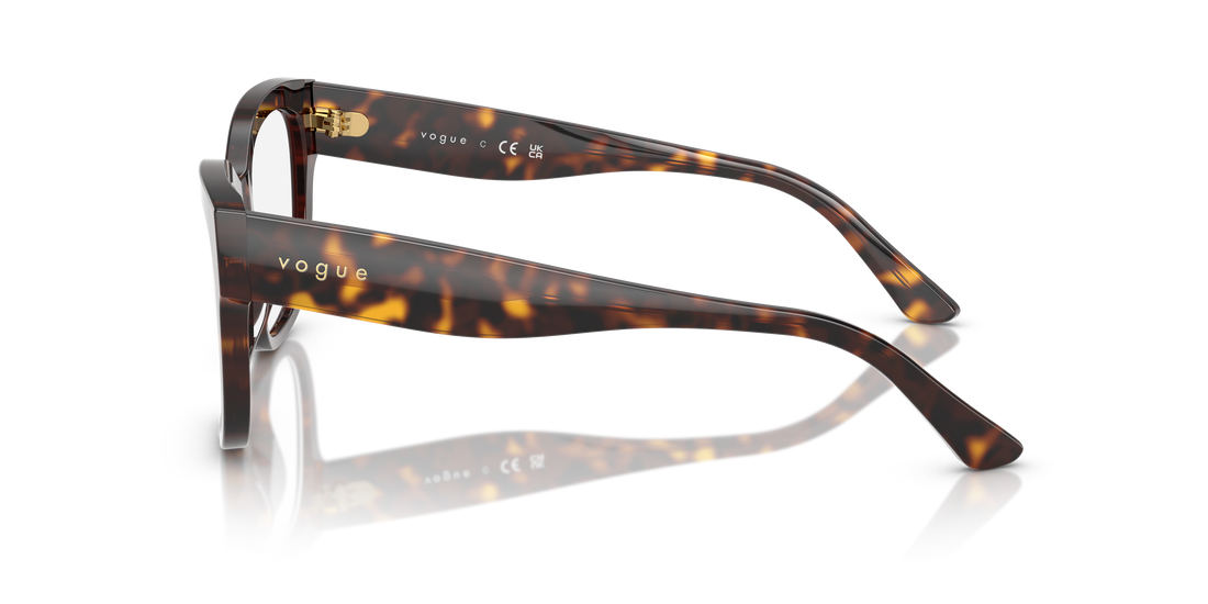 Occhiali da vista vogue eyewear vo5605 w656 marrón square femenina taglia 51mm - Vista dettagliata