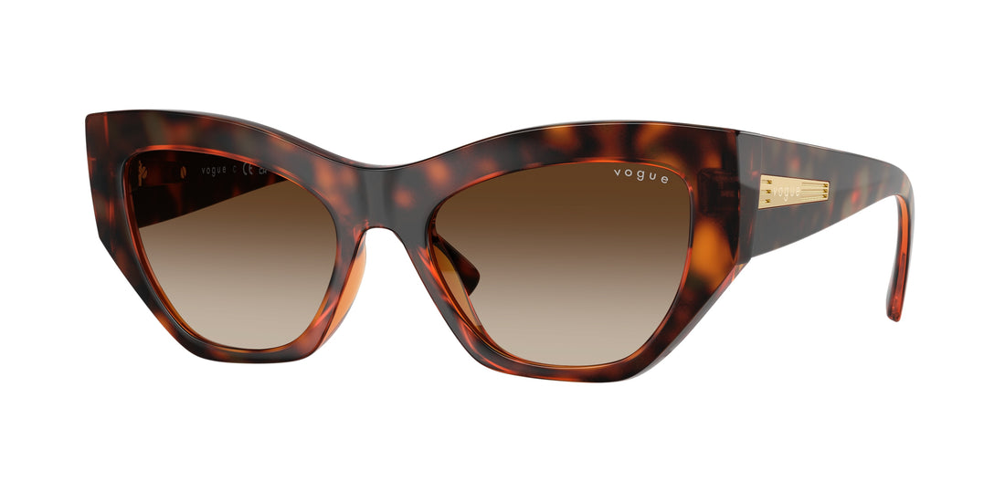 Occhiali da sole vogue eyewear vo5607s w65613 marrón irregular femenino taglia 53mm - Vista principale