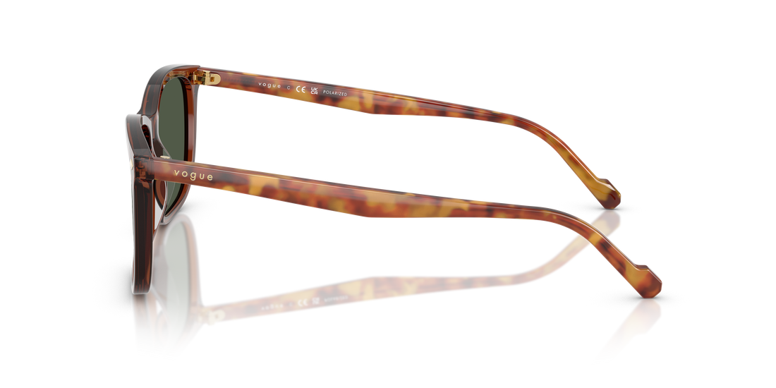 Occhiali da sole vogue eyewear vo5618s 32029a marron pillow masculino taglia 57mm - Vista dettagliata