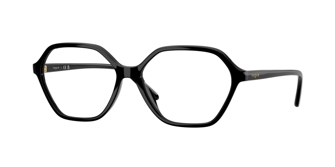 Brillen vogue eyewear vo5622 w44 negro irregular femenino größe 53mm - Hauptansicht