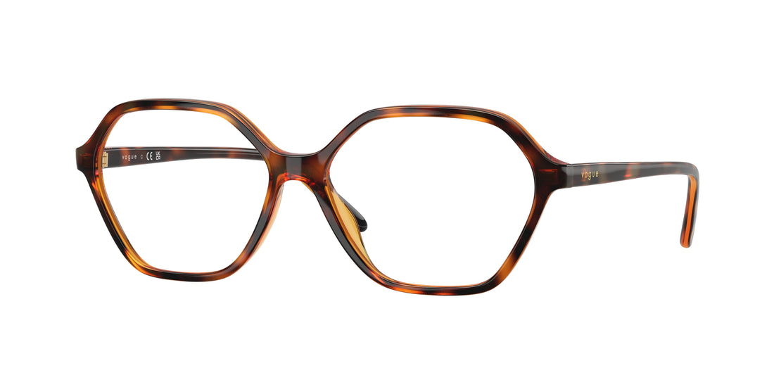 Brillen vogue eyewear vo5622 w656 marron irregular femenino größe 53mm - Hauptansicht