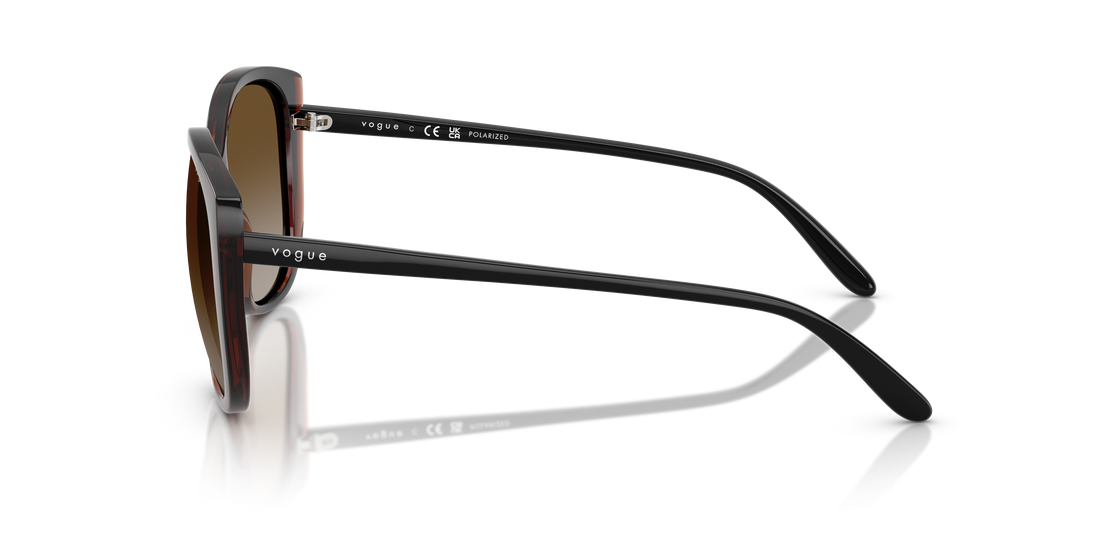 Gafas de sol vogue eyewear vo5623s 2386t5 marron butterfly femenino talla 55mm - Vista de detalle