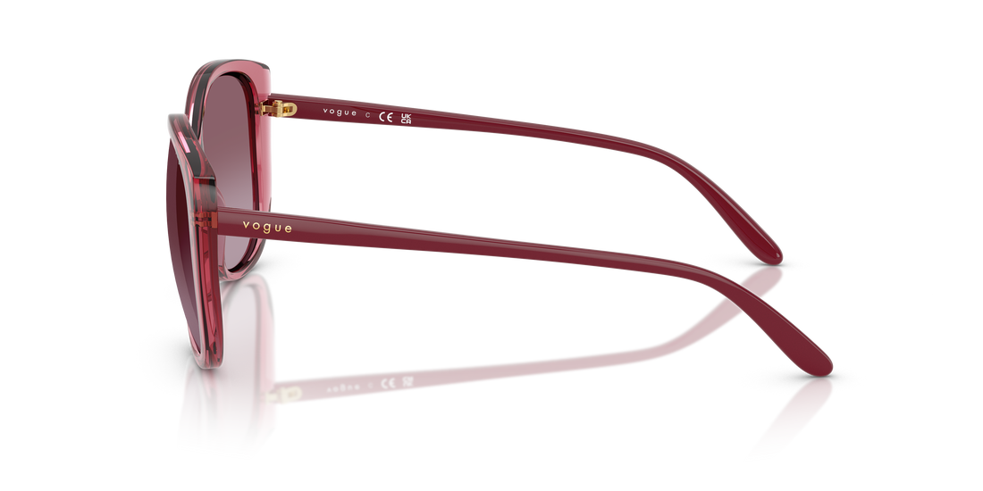 Occhiali da sole vogue eyewear vo5623s 30658h violeta butterfly femenino taglia 55mm - Vista dettagliata