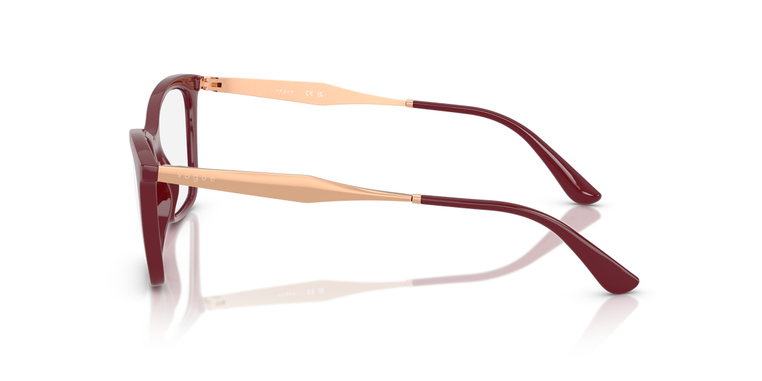 Brillen vogue eyewear vo5624 2875 rojo butterfly femenino größe 51mm - Detailansicht