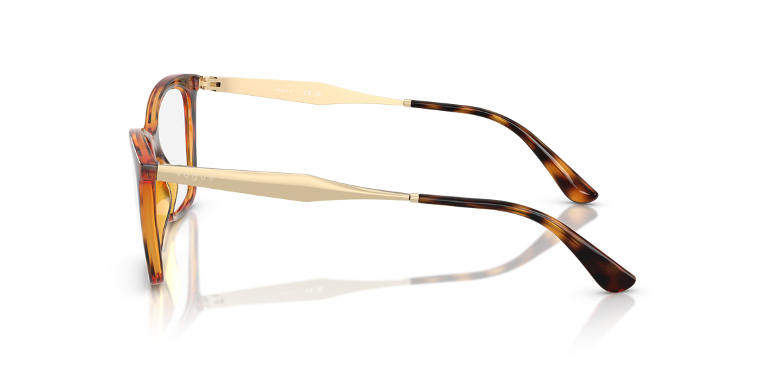 Brillen vogue eyewear vo5624 w656 marron butterfly femenino größe 51mm - Detailansicht