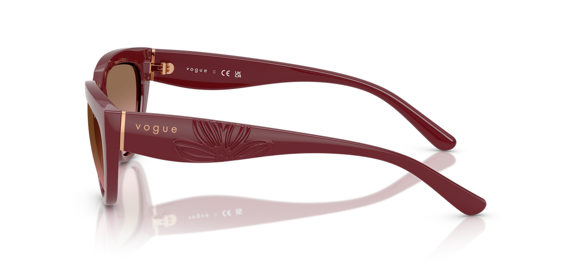 Occhiali da sole vogue eyewear vo5629s 304814 rojo irregular femenino taglia 54mm - Vista dettagliata