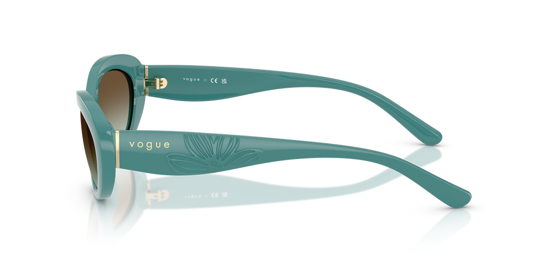 Gafas de sol vogue eyewear vo5630s 3194e8 verde oval femenino talla 55mm - Vista de detalle