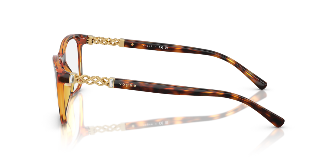Gafas graduadas vogue eyewear vo5632b w656 marron pillow femenino talla 51mm - Vista de detalle