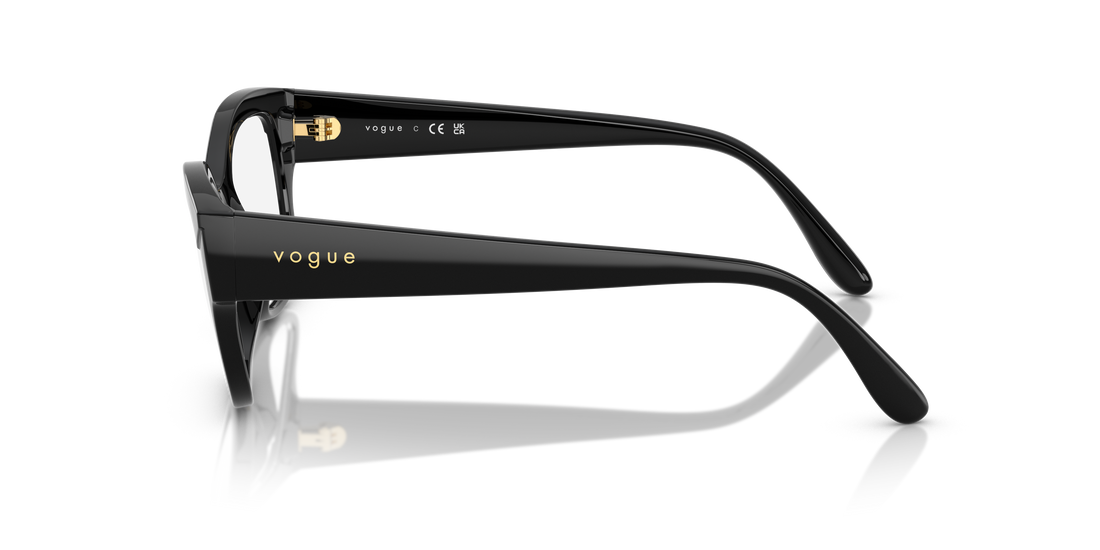 Brillen vogue eyewear vo5635u w44 negro pillow femenino größe 53mm - Detailansicht