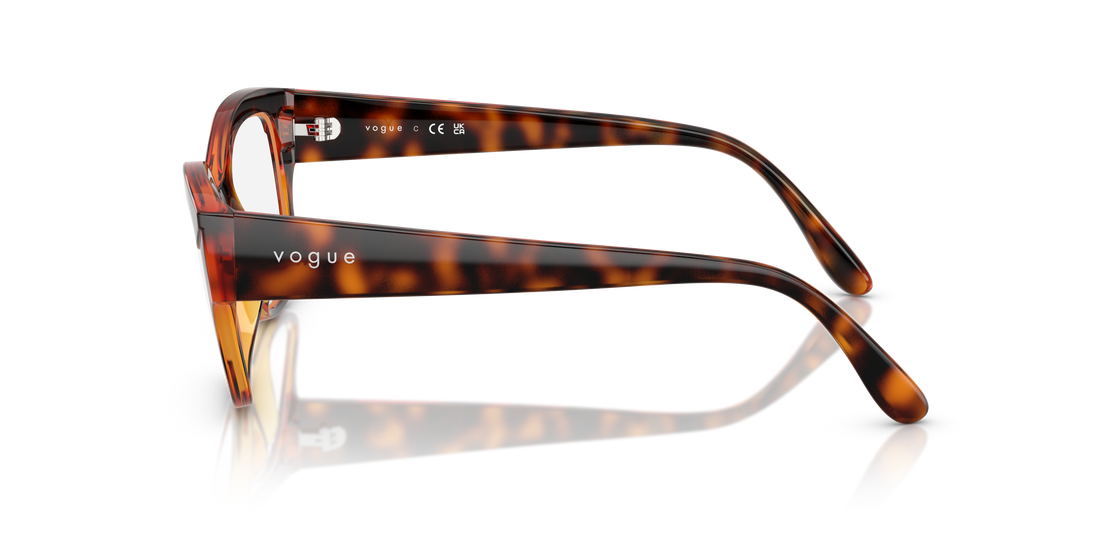 Brillen vogue eyewear vo5635u w656 marron pillow femenino größe 51mm - Detailansicht