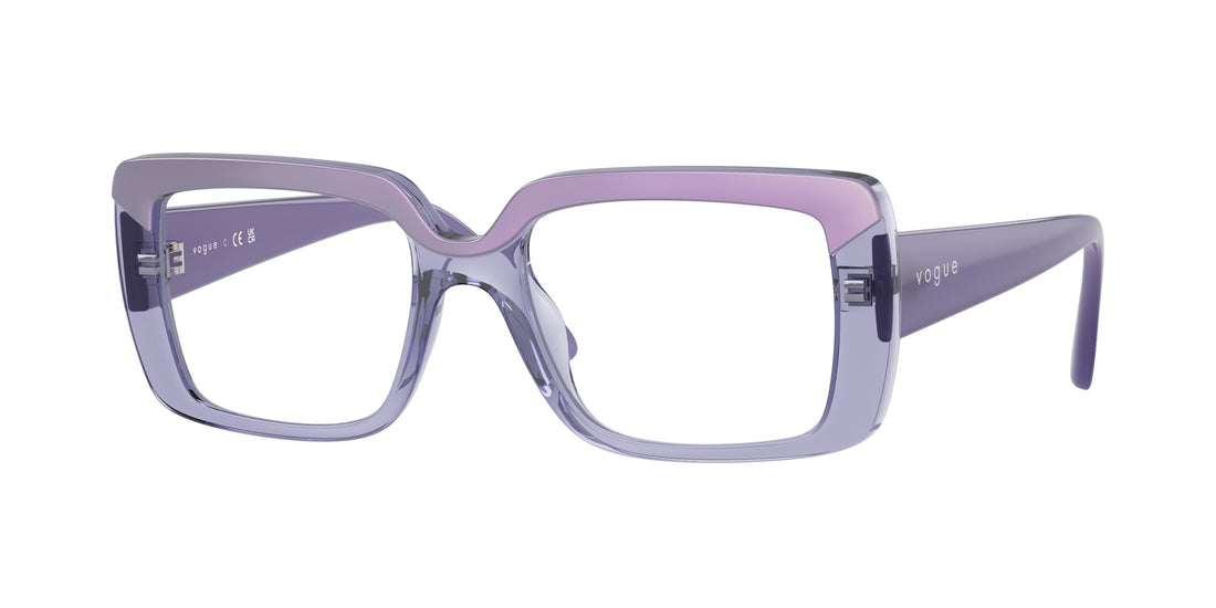 Brillen vogue eyewear vo5636u 3223 violeta rectangular femenino größe 50mm - Hauptansicht